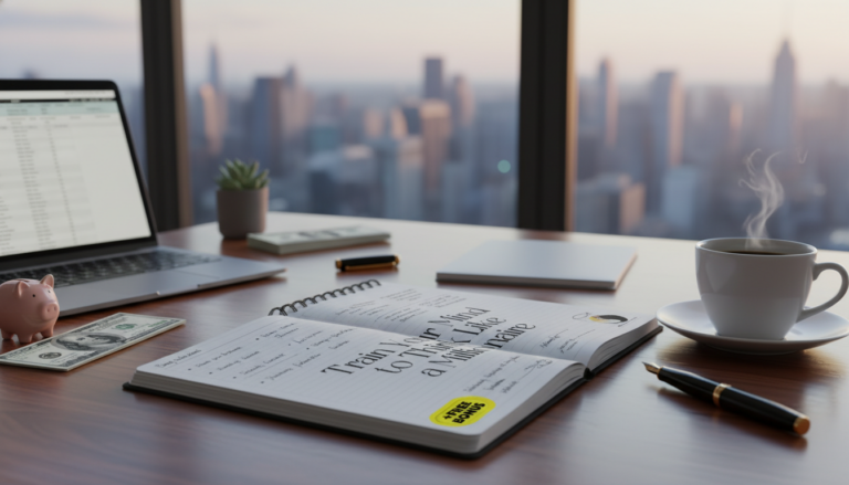 Millionaire Mindset Workbook: 30-Day Daily Money Plan